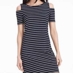 WHBM cold shoulder T-shirt dress